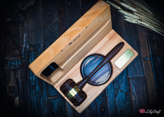 custom engraved auctioneers gavel australia