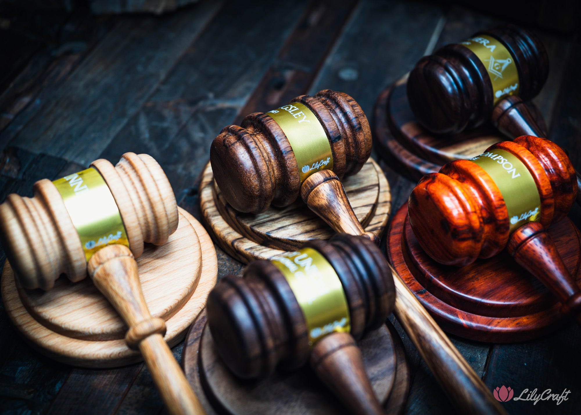 engraved judge gavel gift for law graduation ceremony