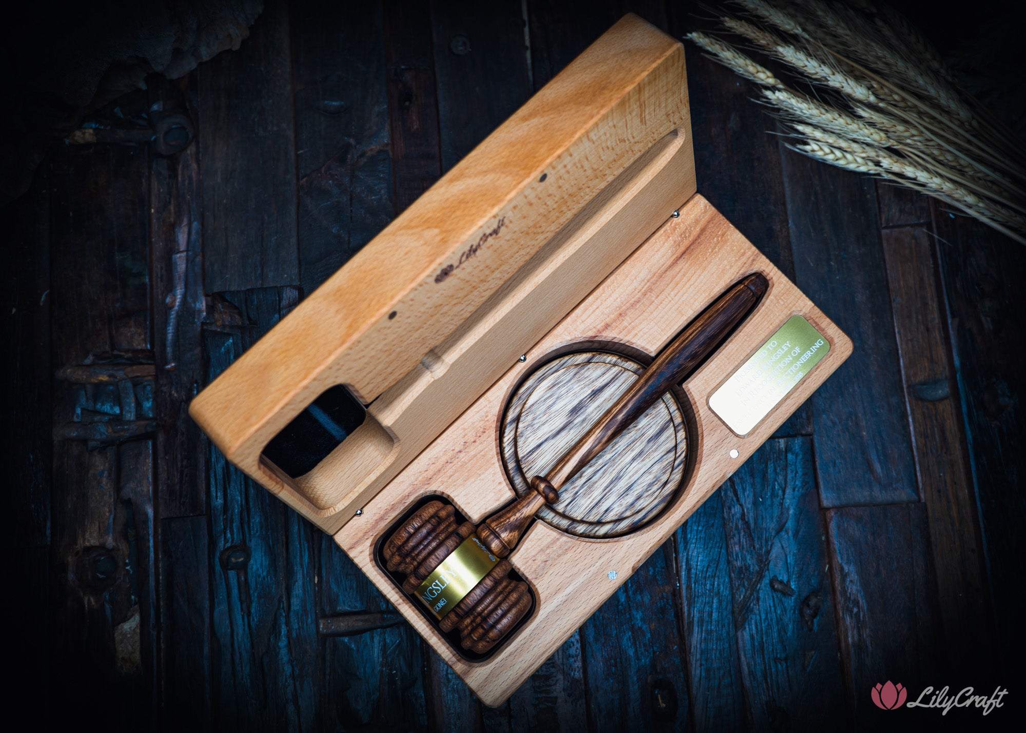 personalised retirement gavel gift