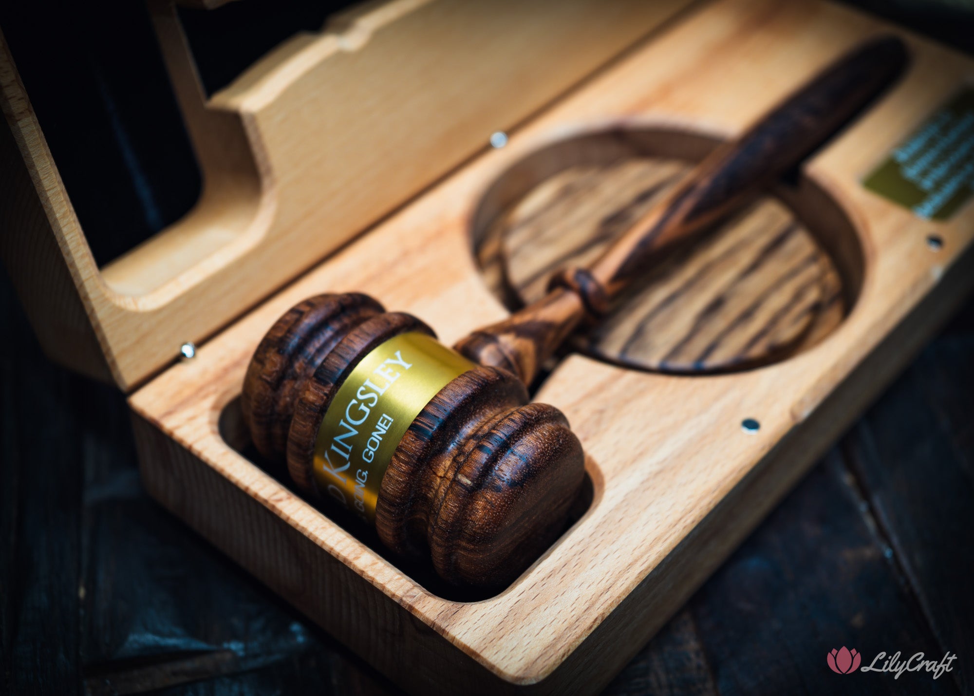 custom ceremonial gavel gift