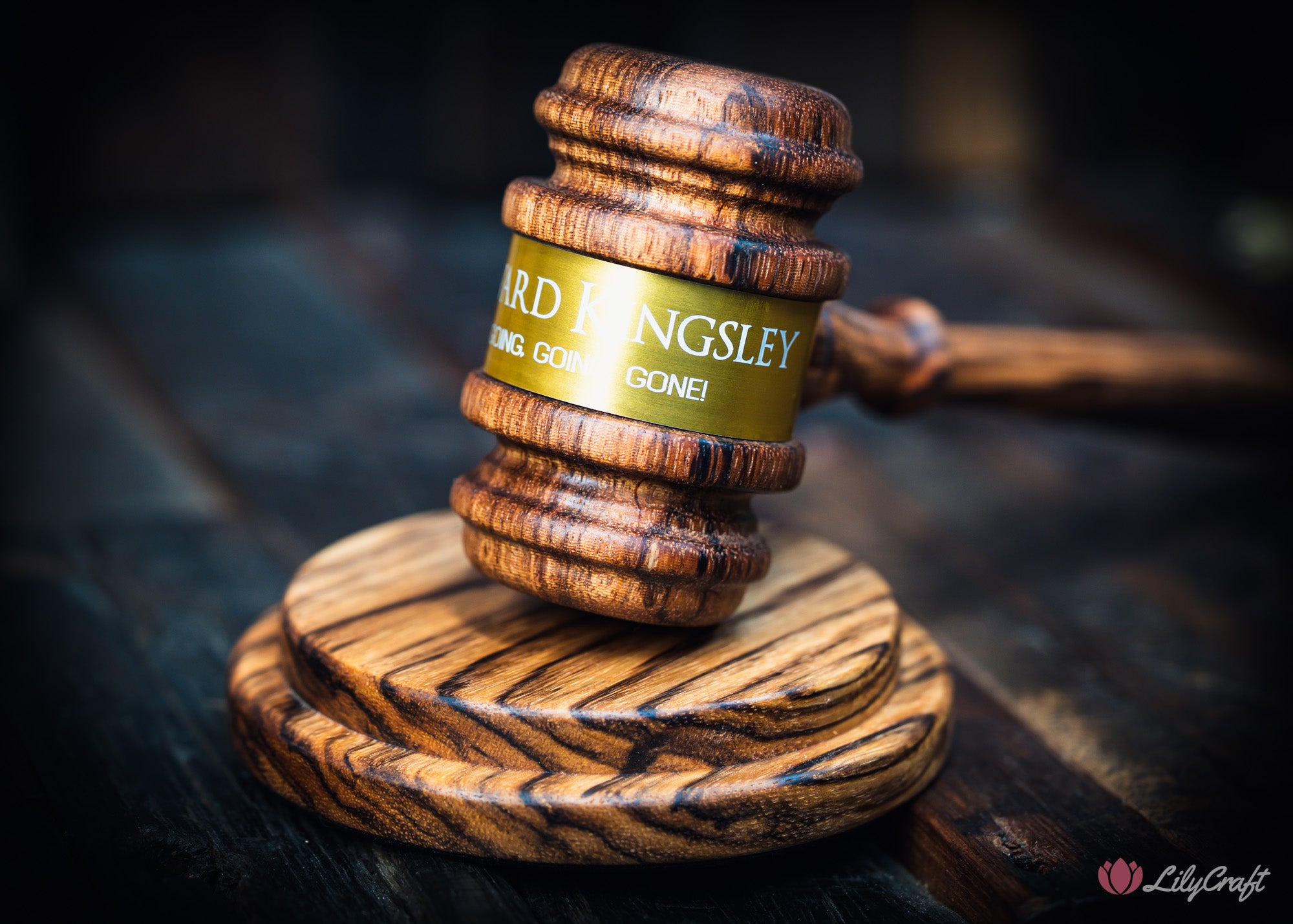 engraved gavel for awards and recognition