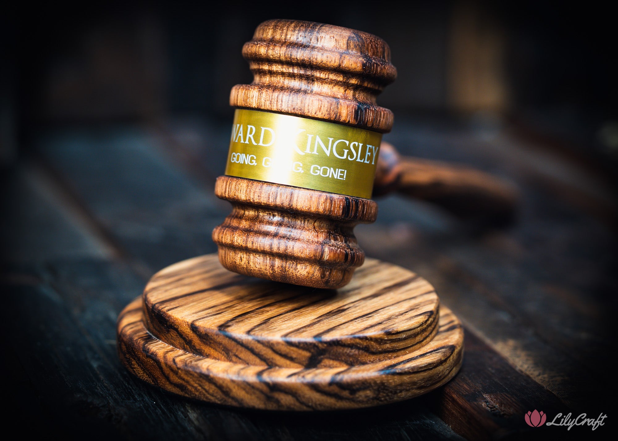 personalised lawyer gift gavel