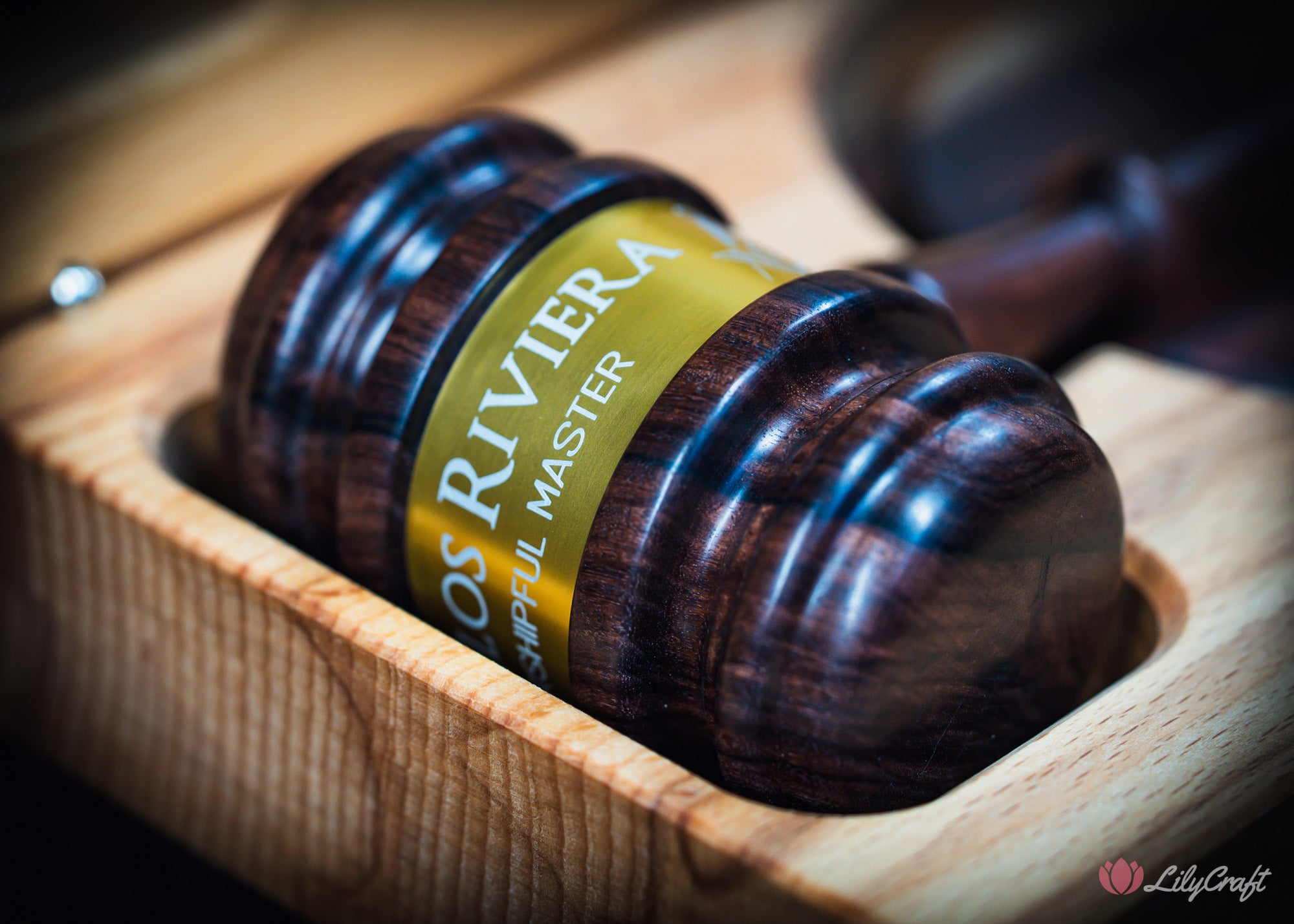 engraved gavel gift for supreme court judge