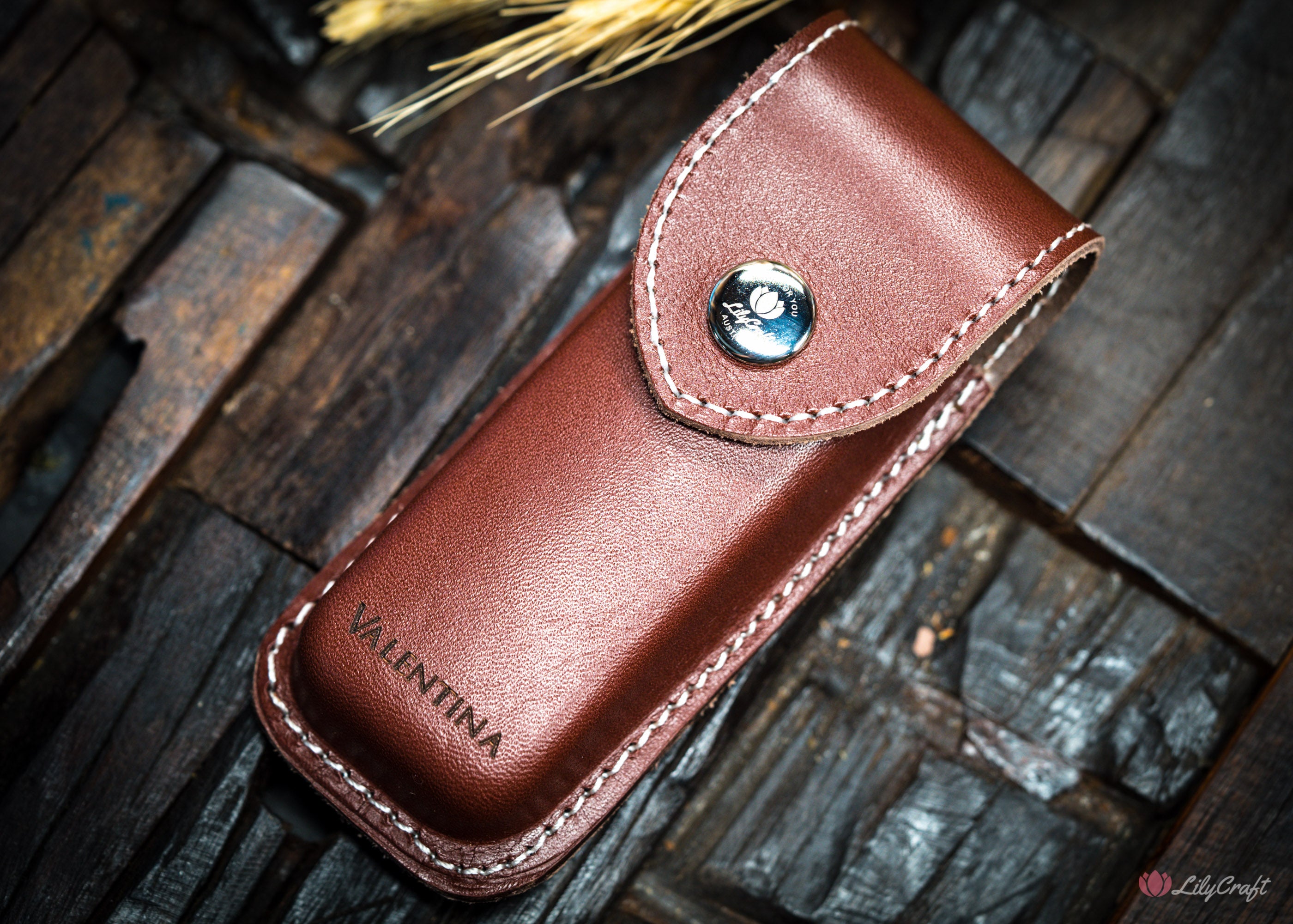 leather pocket knife pouch