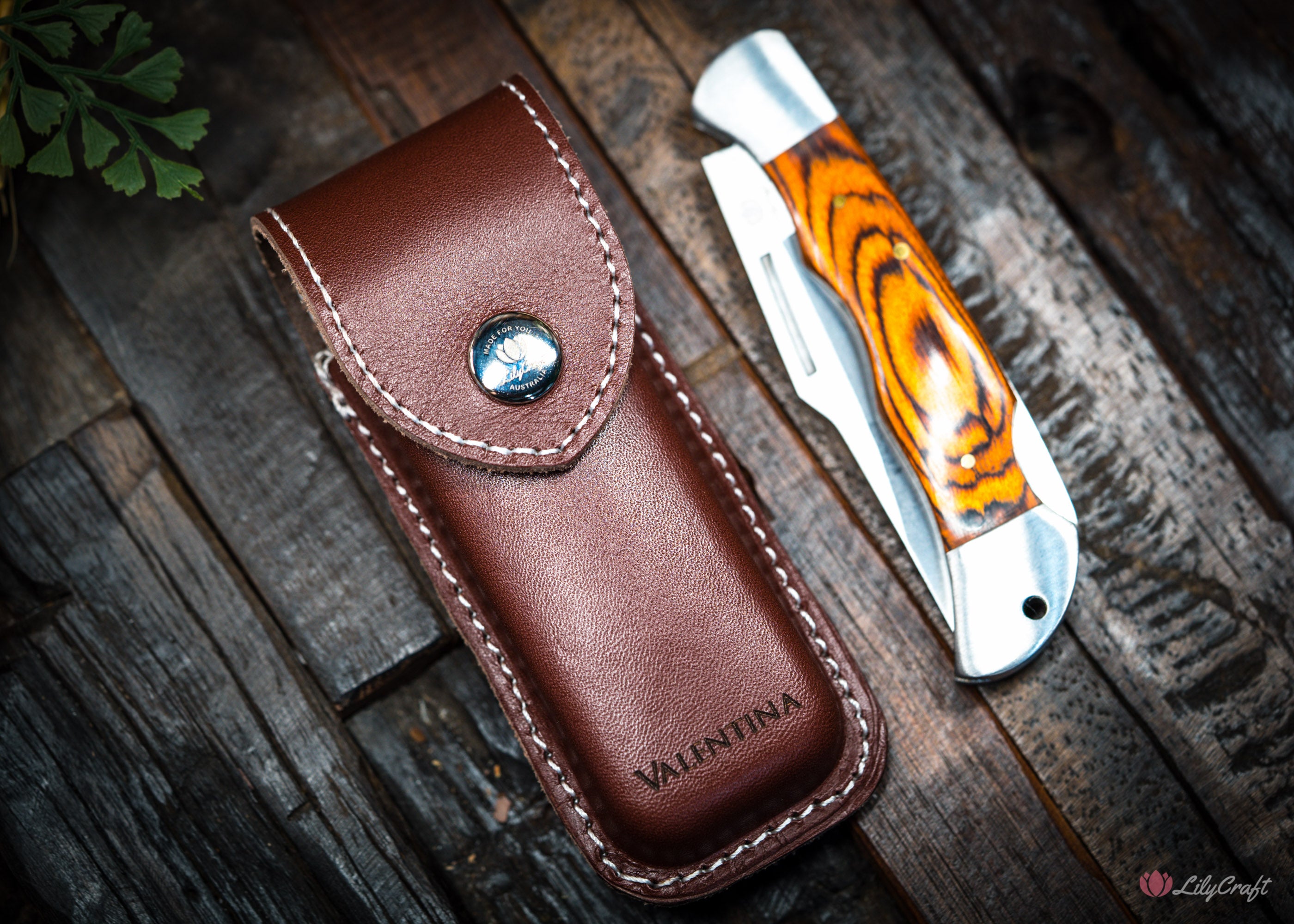 personalised pocket knife pouch australia