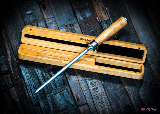 Diamond sharpening tool for kitchen and BBQ knives