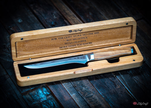 Gift knife for home butchers and BBQ lovers