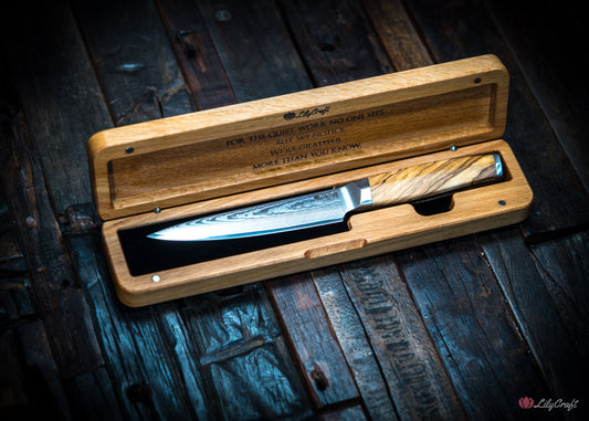 Premium Japanese utility knife for kitchen prep