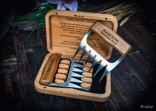 personalised stainless steel bear claws gift for him