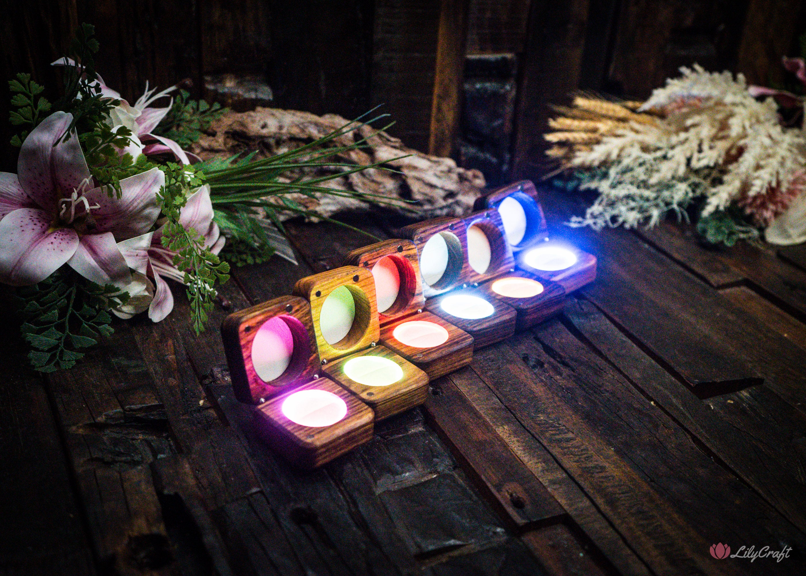 best light up ring boxes