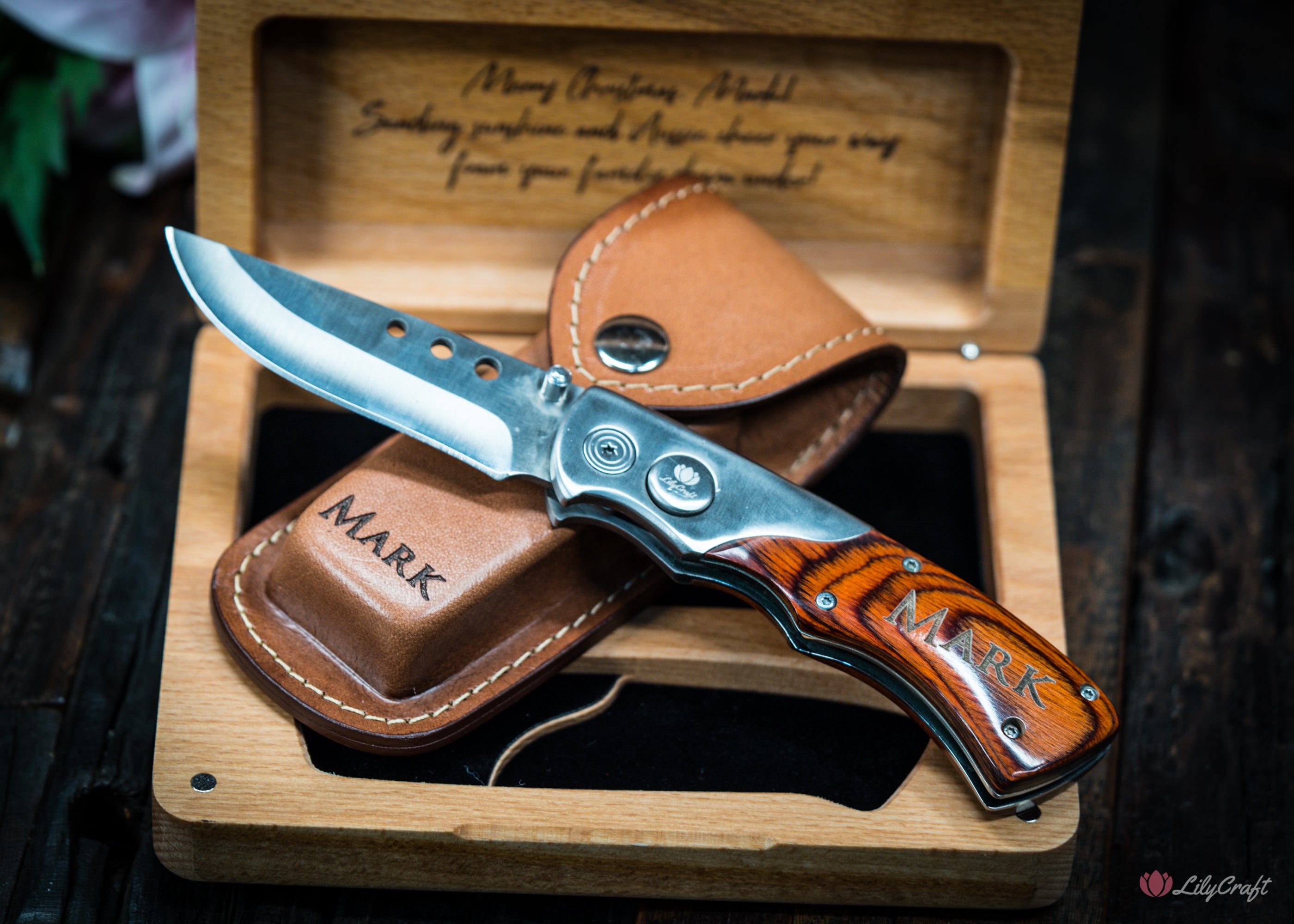 best pocket knives in australia with personalised pouch and gift box