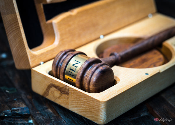 best gavel gift sets for retiring judges and mayors