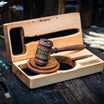 court hammer judges gavel gift set