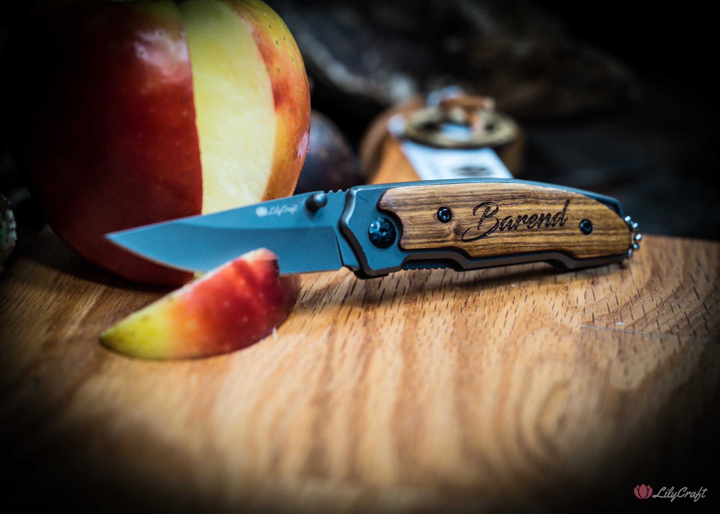 engraved pocket knife for groomsmen with gift box