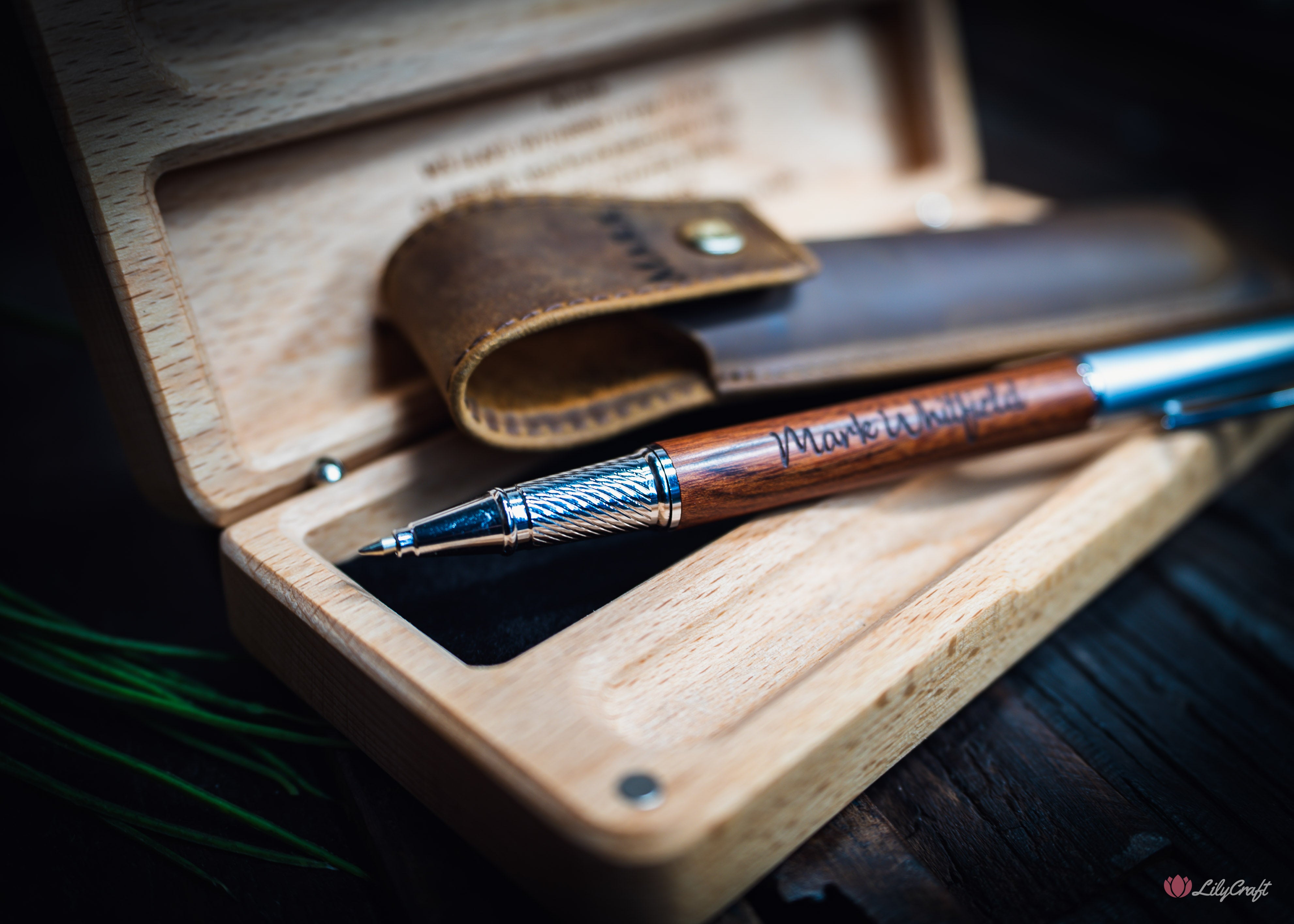 high quality ball point pen personalised gift set