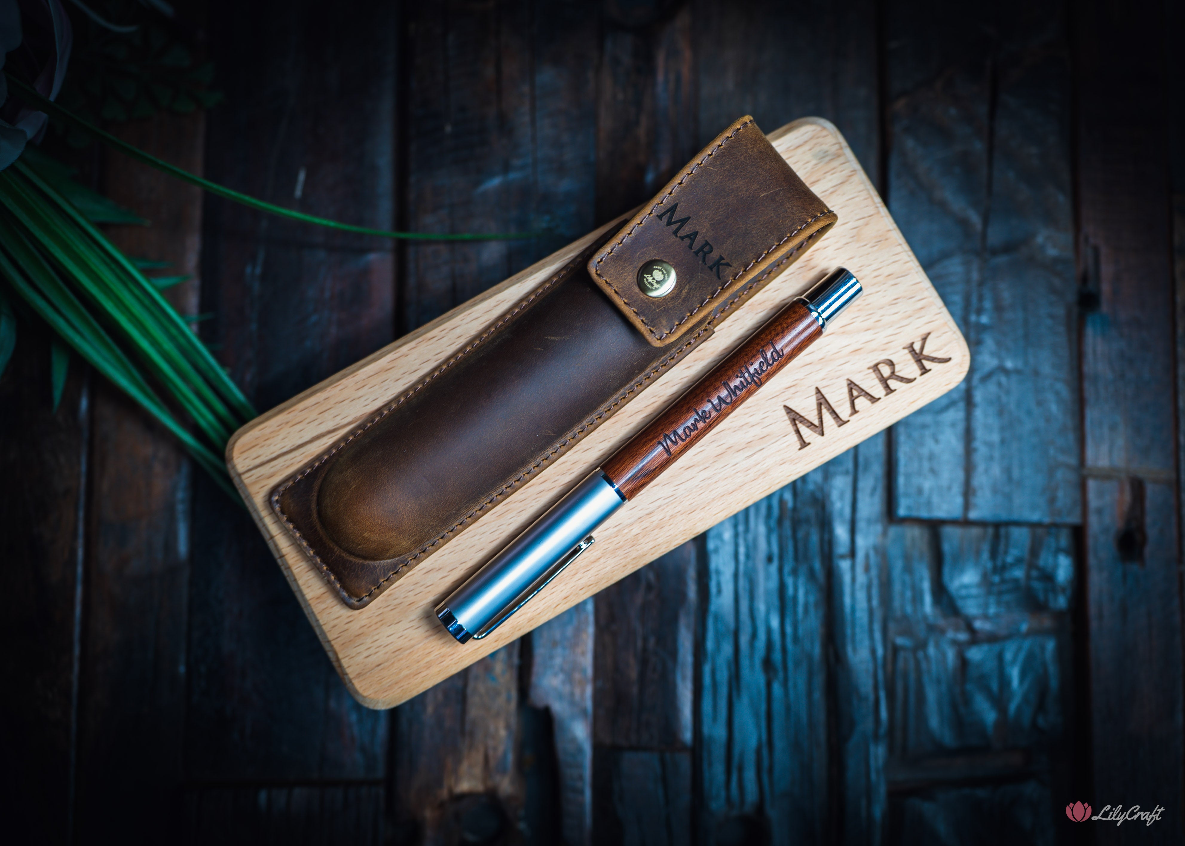 personalised pen gift set