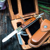 best personalised pocket knives australia swiss pocket knife with wooden box and leather pouch