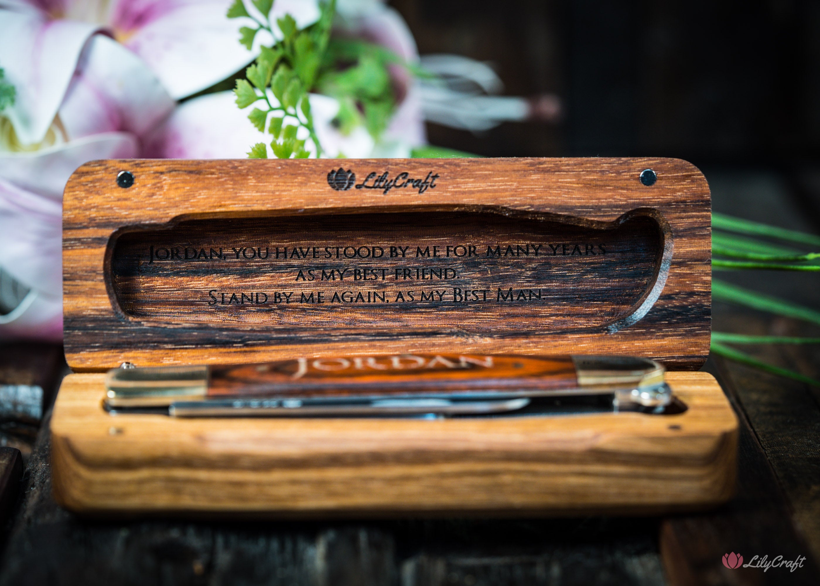 personalised pocket knife corkscrew can opener