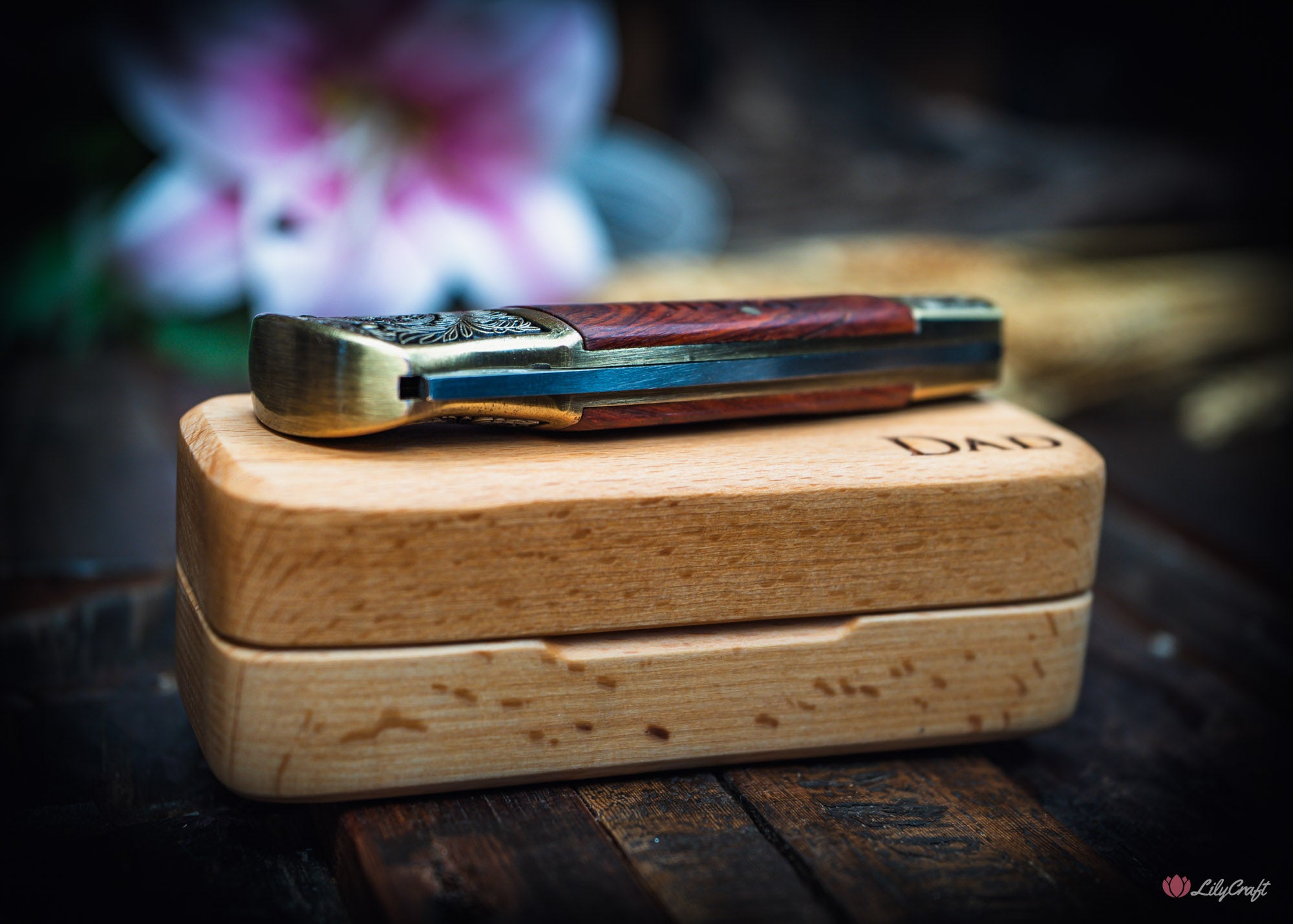 personalised knife for husband with name