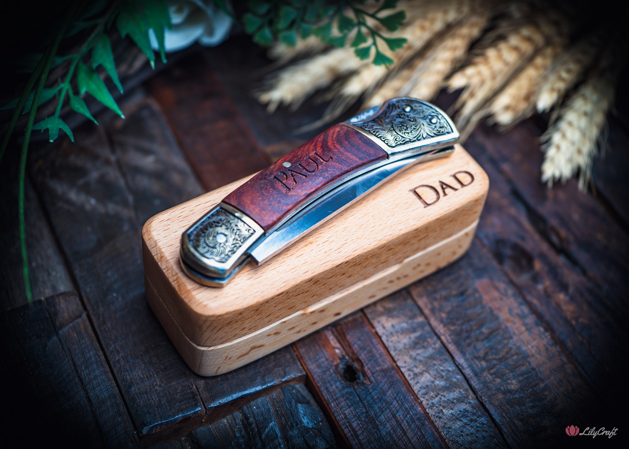 personalised groomsmen pocket knife