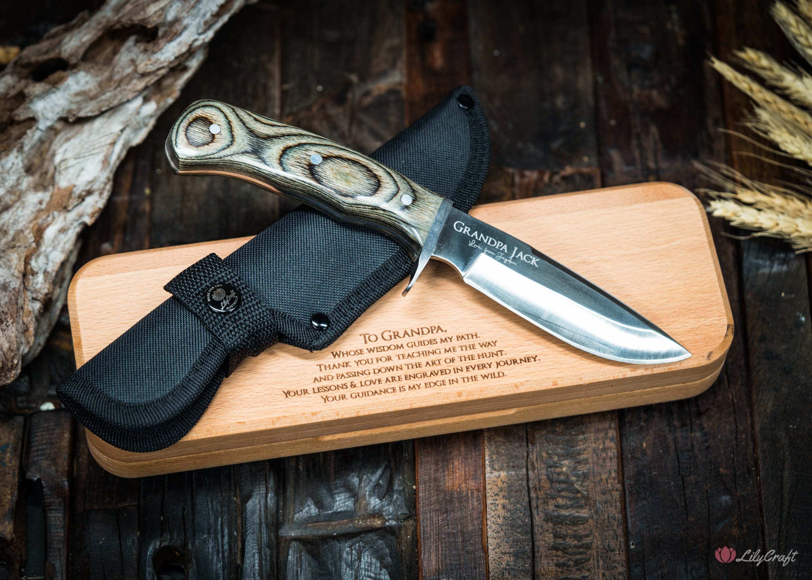 personalised knives australia - hunting knife for men