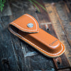 personalised leather pocket knife pouch