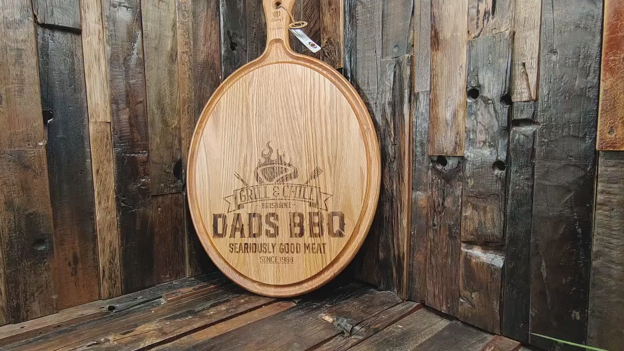 Large BBQ Board with Juice Groove
