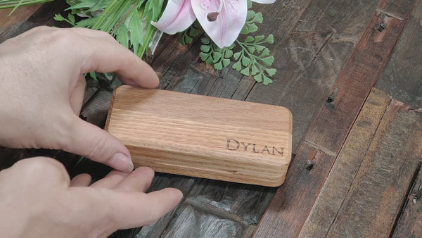 Precision Folding Knife - Zebra Wood Elegance