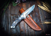 personalised hunting knife with leather sheath australia