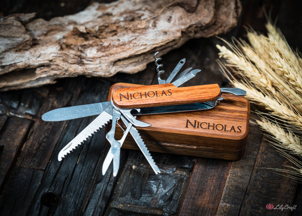 Kids Pocket Knife - A Blunt Tipped Swiss Knife for Kids