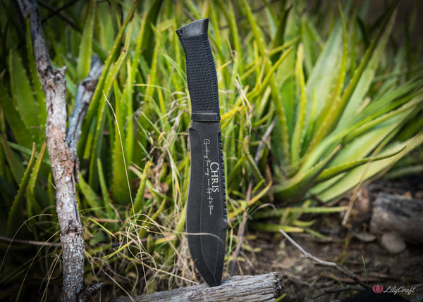 Large Bushcraft Survival Knife