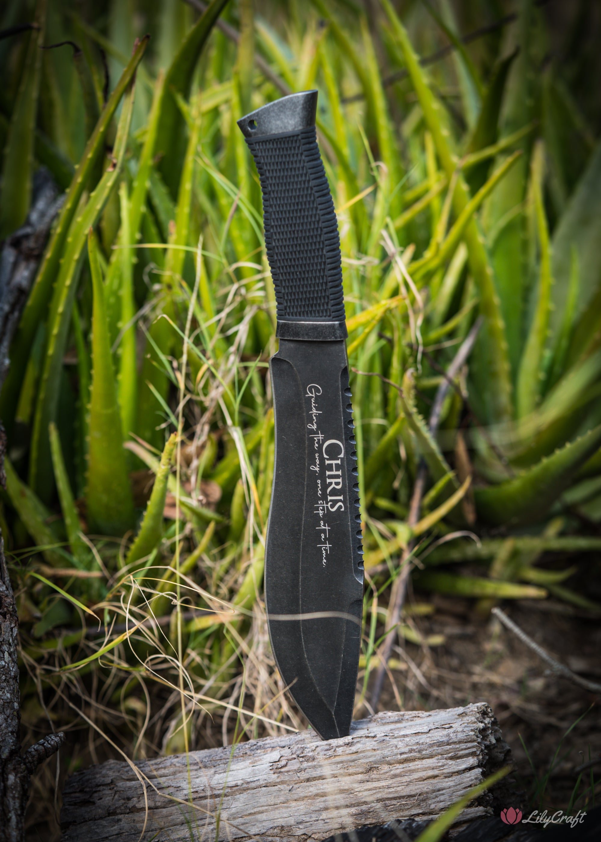 survival machete knife customized