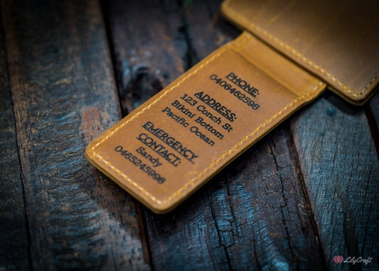 Personalised engraved money clip