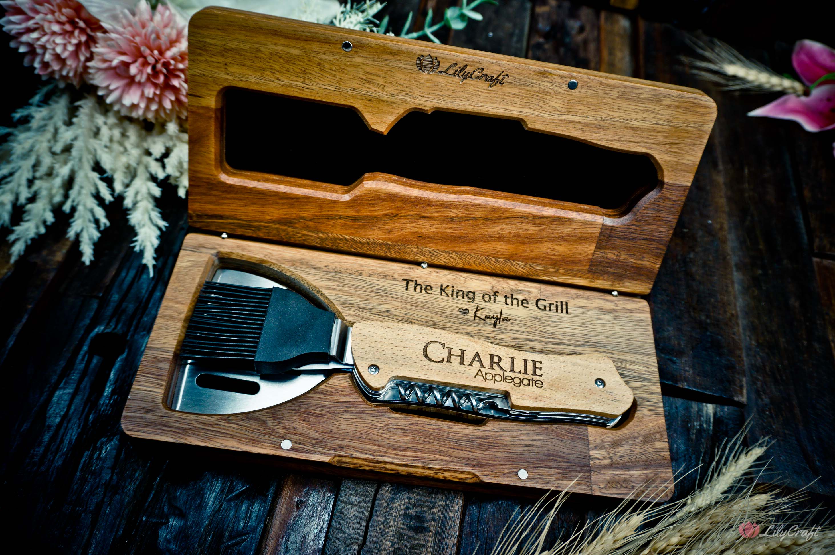 Bbq tool clearance set personalized