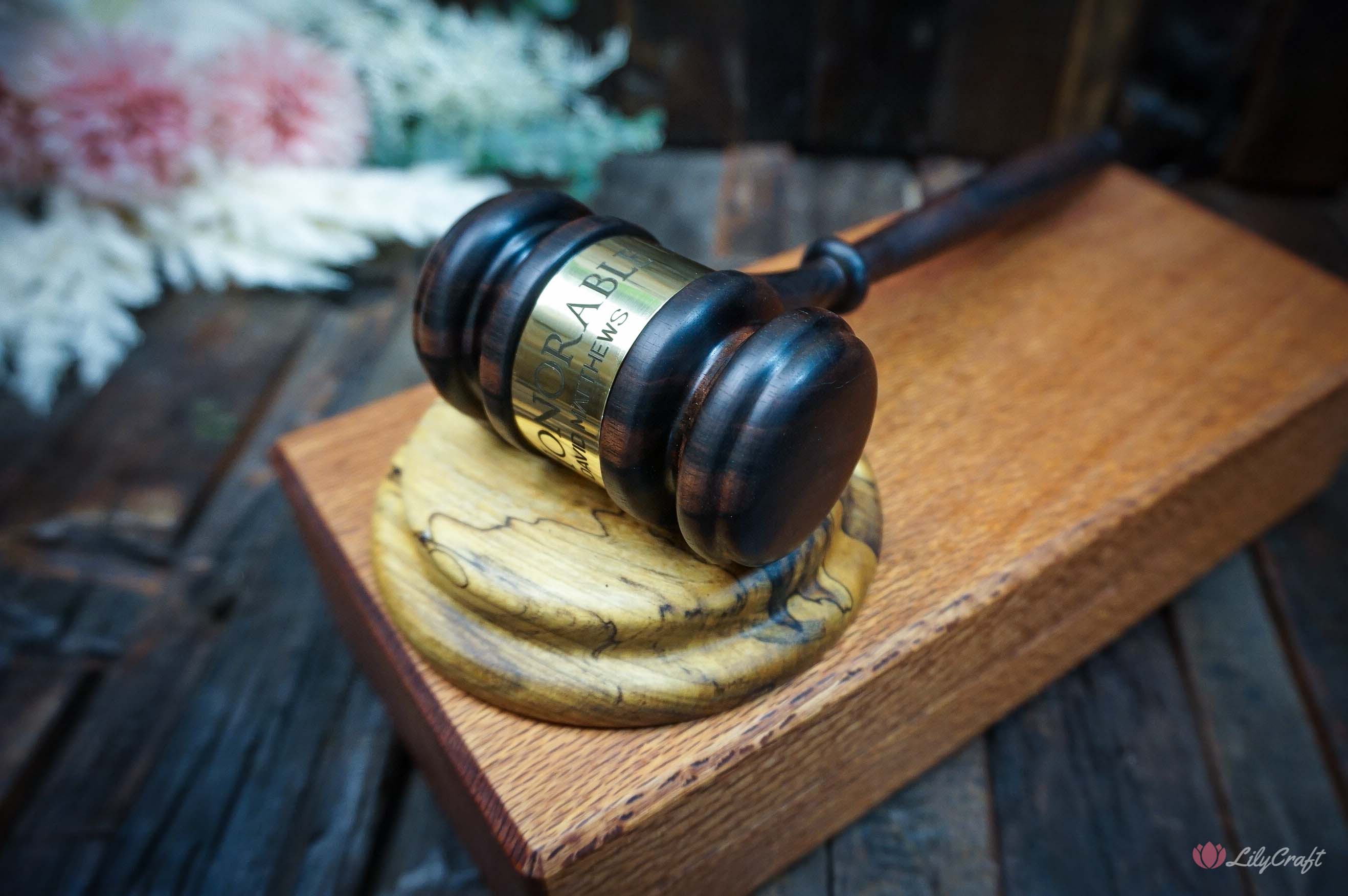 personalised gavel