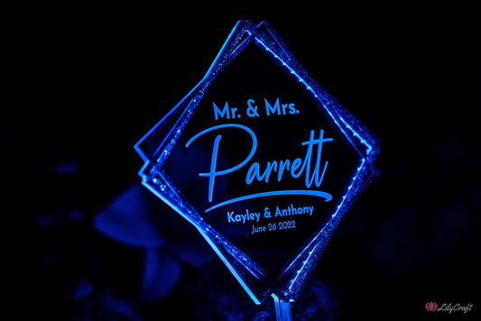 Illuminated Wedding Cake topper - Add a Sparkle to Your Special Day