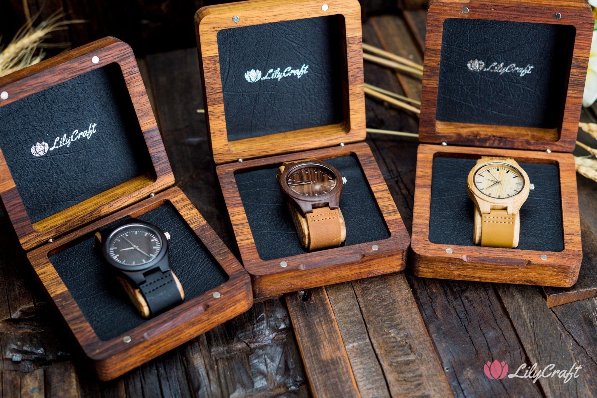 wooden watch box