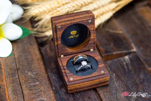 wedding ring box double ring box