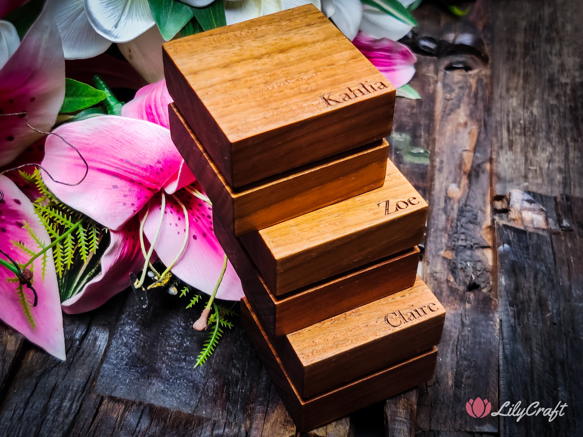 lilycraft personalized ring box