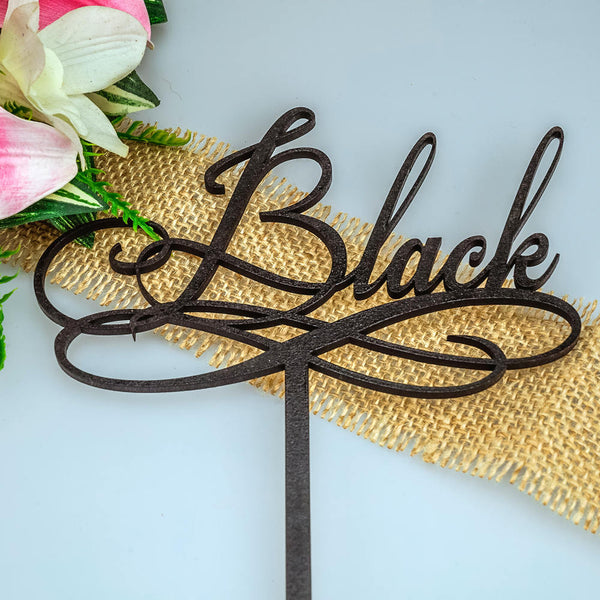 Custom Mr & Mrs Surname Wedding Cake Topper, Personalised Wedding Cake Decorations, Customized Personalized Cake Sign - [BROWN FONT]